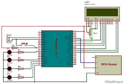 rfid based attendance system using raspberry pi documentation|raspberry pi rfid circuit diagram.